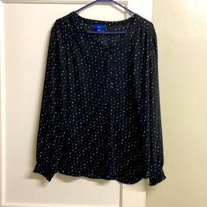 Apt. 9 polka dot blouse.